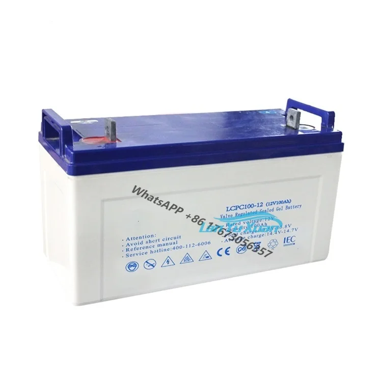 10 Pezzi 100Ah Agm Batteria 12V Storage Home Solar System 120Ah Gel Cell