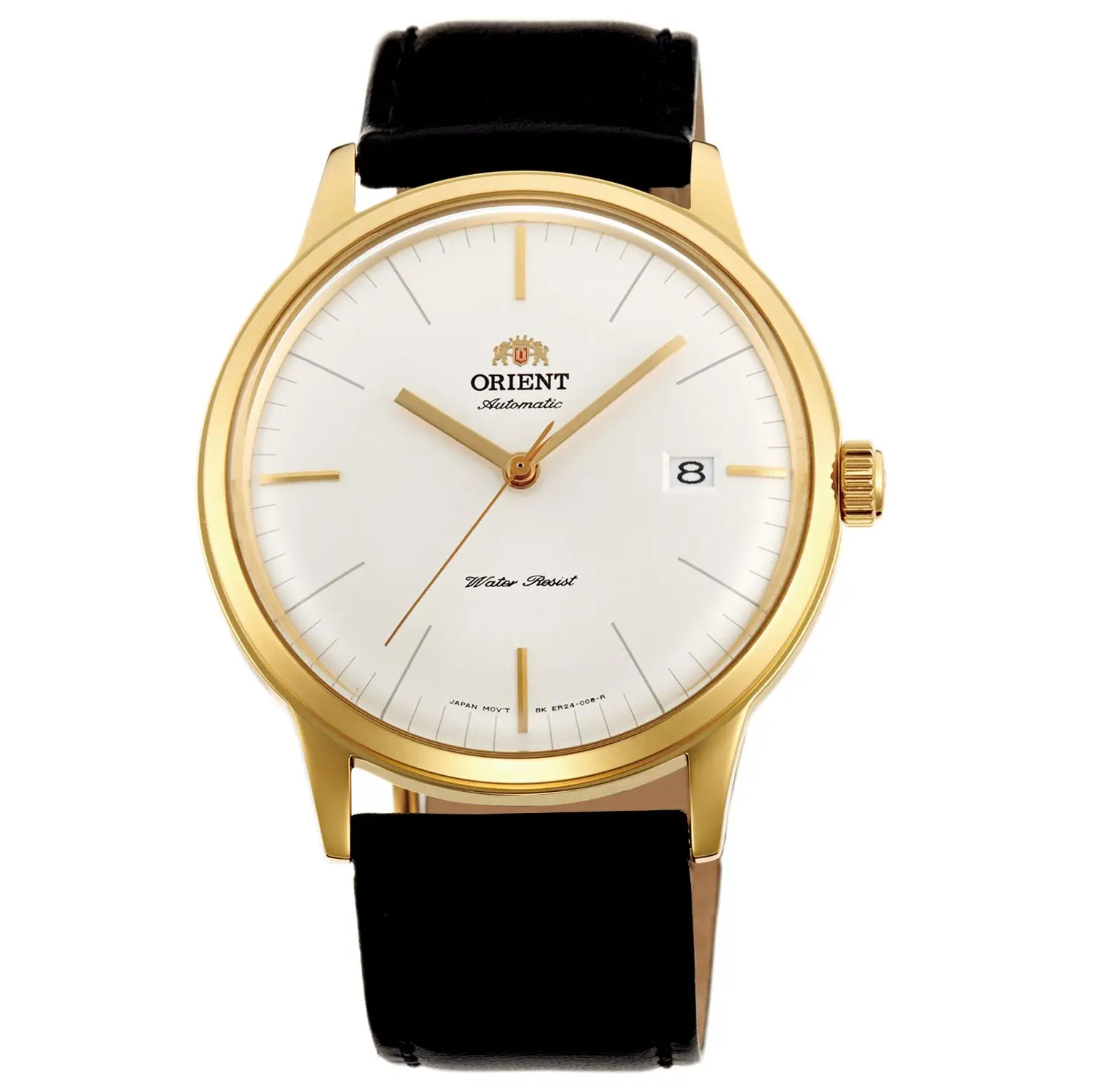 Orologio Orient Uomo Pelle Nero Automatico Analogico Da Polso Oro Originale  Watch Bambino Hombre Reloj Automatic Original