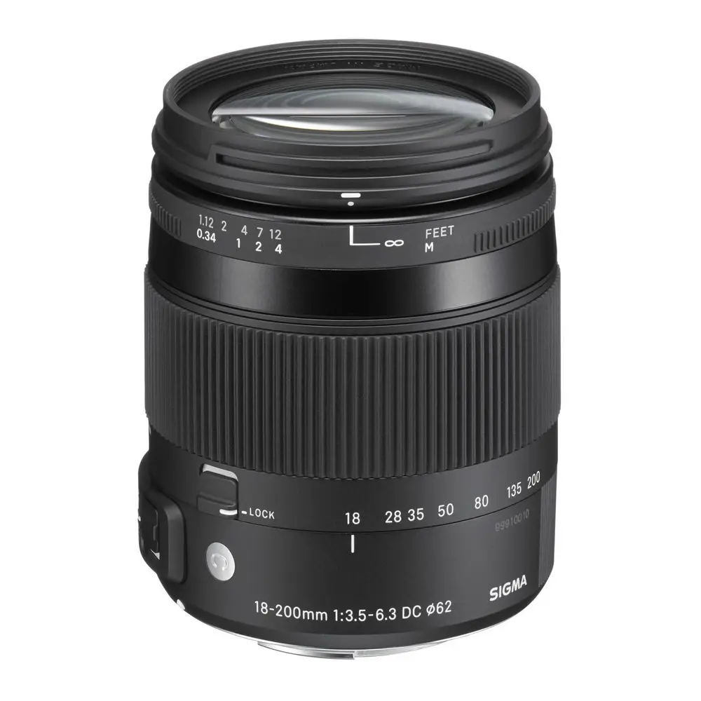 Sigma 18-200Mm F/3.5-6.3 Dc Macro Os Hsm Obiettivo Per Canon Eos500D 550D 600D 650D 700D 750D 760D 60D 70D 80D 7D