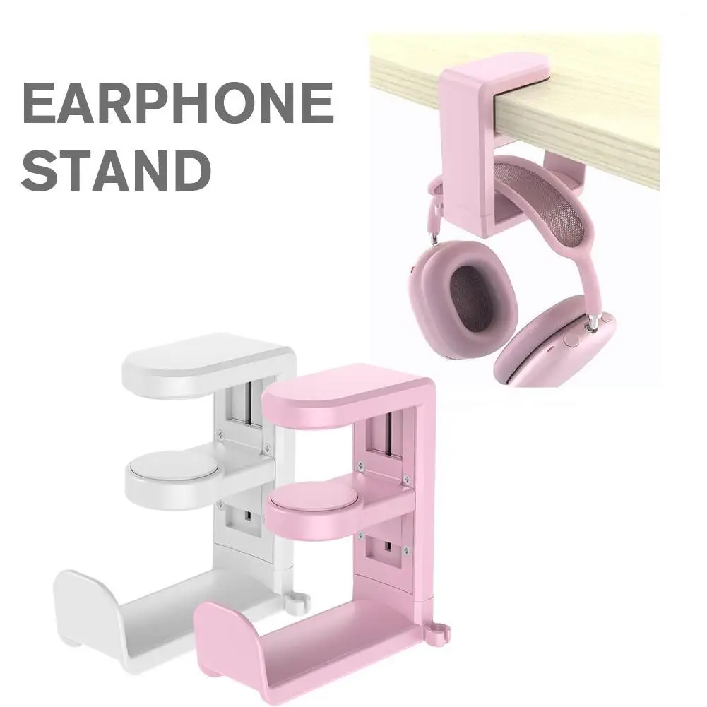 360 ° Pc Gaming Headphone Headset Auricolare Stand Hook Under Desk Headset Rack Holder Supporto Per Staffa Per Auricolari Da Gioco