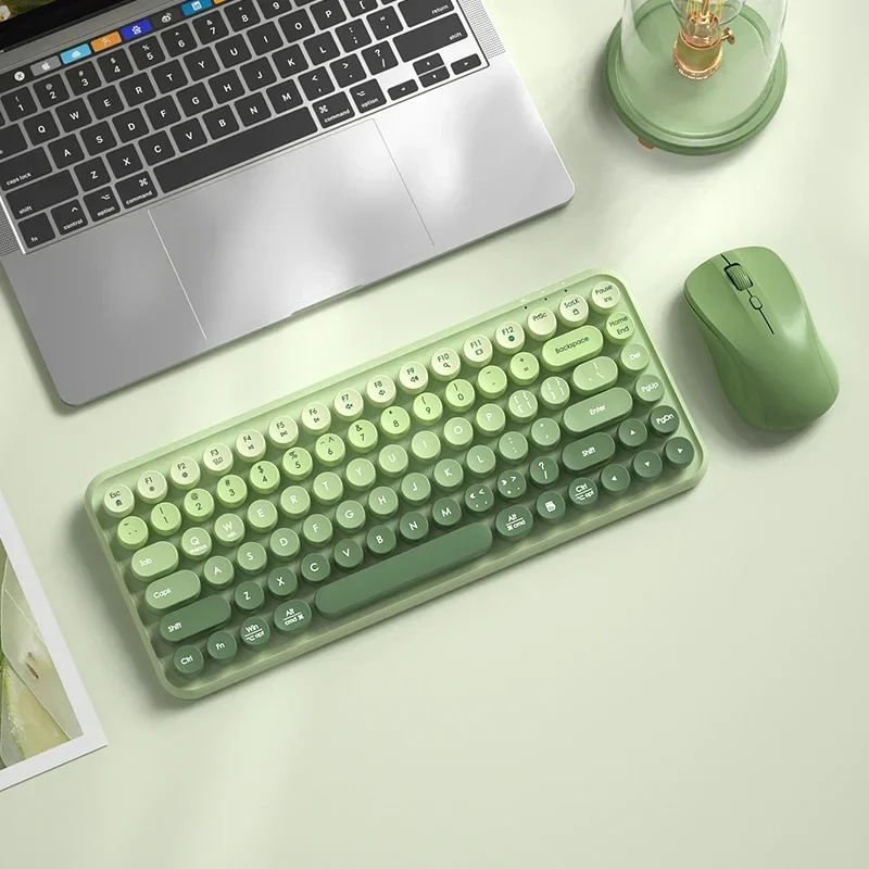 2.4G Wireless Keyboard Mouse Combo Office Ergonomics Tastiera Da Gioco Ricaricabile Portatile Mouse Per Laptop Pc Gamer Computer