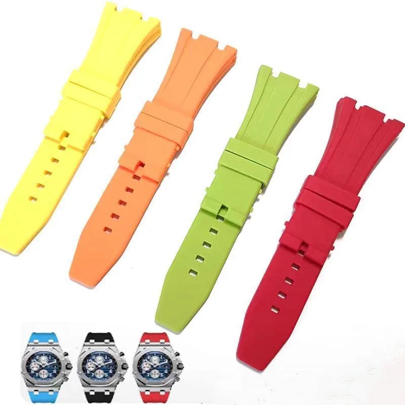 Per Audemars Piguet Strap 27Mm 28Mm 30Mm Fluorurubber Waterproof Watchband Accessori Bracciale Per Ap Ga2100