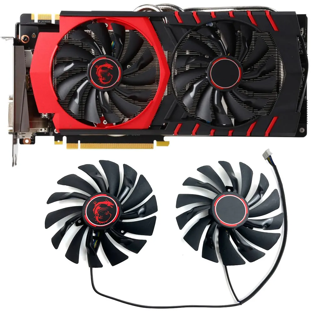 Nuova Ventola Gpu Da Gioco Origina 95Mm Muslimex Gtx 980, Per Msi Geforce Gtx 980 Ti, 980, 970, 960, 950 Ventola Di Raffreddamento Per Scheda Video Da