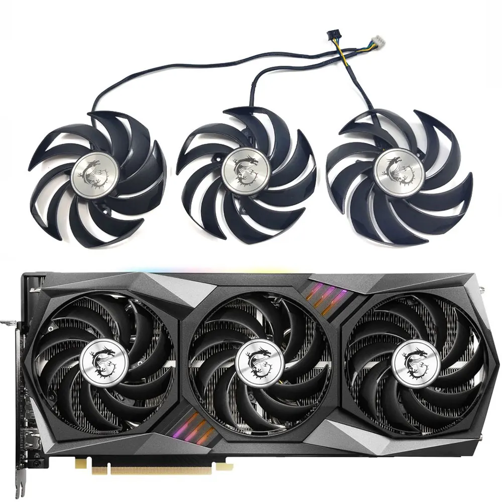 Nuovo Rx 6800Xt Gaming X Trio Gpu Fan, Per Msi Rtx 3060 3060Ti 3070 3070Ti 3080 3080Ti 3090 Gaming Trio Scheda Grafica Ventola Di Raffreddamento