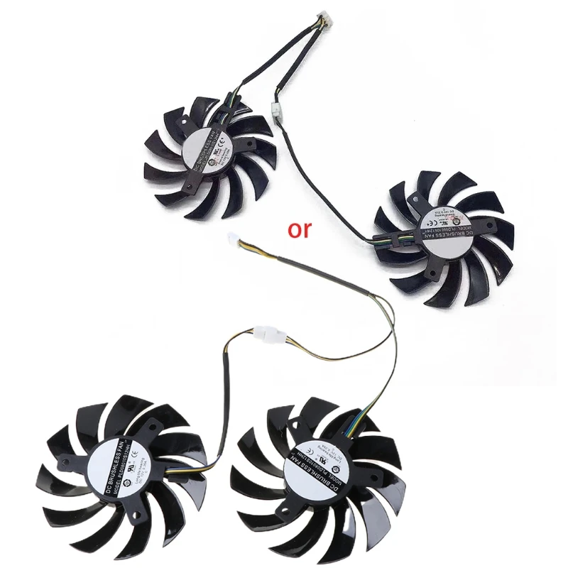 Ventola Di Raffreddamento Per Msi R6750 Hd6750 Hd5750 Ventola Di Raffreddamento Della Scheda Grafica Ventola Di Raffreddamento Della Scheda Video Vent