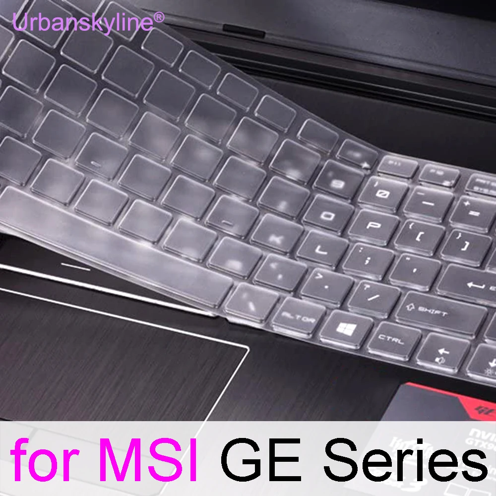 Cover Tastiera Per Msi Ge66 Raider Ge73Vr Ge72Vr Ge72Mvr Ge62Vr Ge62Mvr Ge620Dx Custodia Protettiva Per Laptop In Silicone Da Gioco 17.3 Pollici