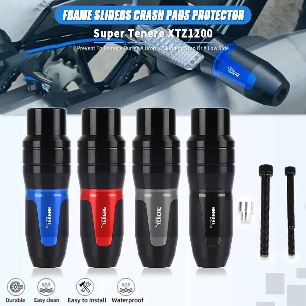 Moto Anti Caduta Bar Del Tubo Di Scarico Per Yamaha Xtz750 Xtz 750 Xt660Z Xt 660 Z Xtz1200 Xt1200Z / Ze Super Tenere Xtz 1200