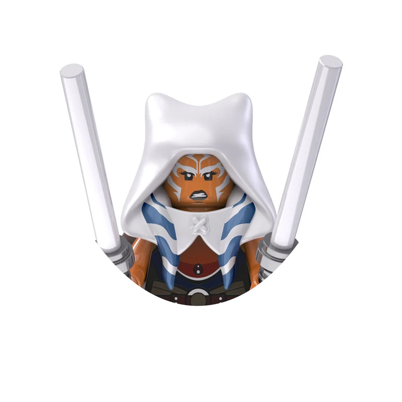Jedi Luminara Unduli Building Block Ahsoka Tano Yoda Obi-Wan Kenobi Grogu Figurine Mace Windu Figure Rahm Kota Toy