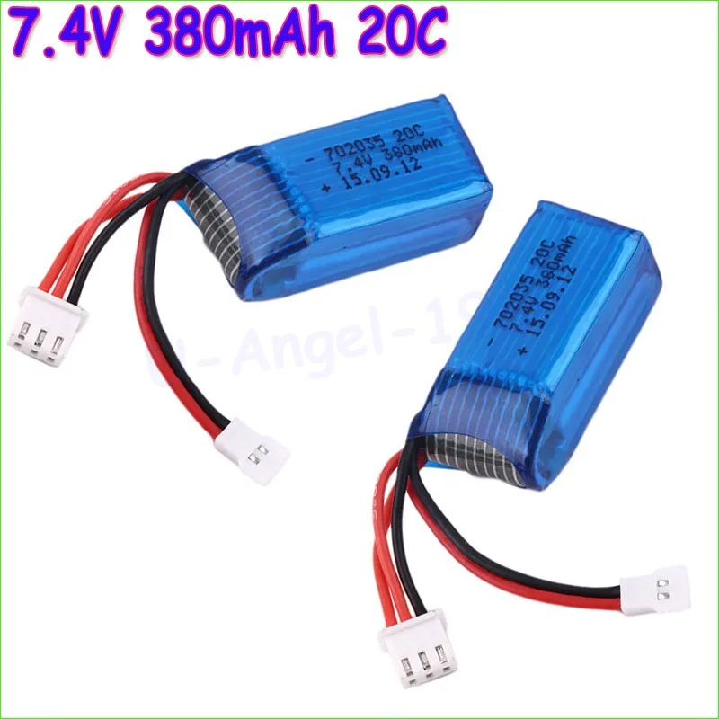 Batteria Liop 7.4V 380Mah 20C Batteria Losi Micro Scheda Corta Per Mini Elicottero 1/24 Rc Mini Telecomando