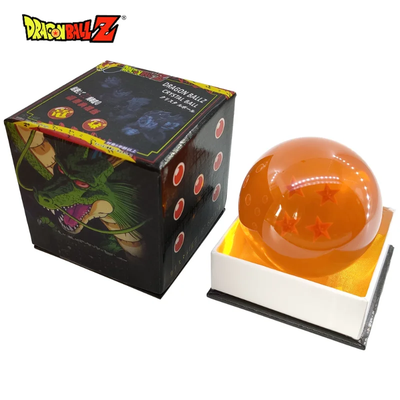 7.5Cm Big 1 2 3 4 5 6 7 Star Crystal Balls Super Saiya Son Goku Crystal Dragonball Action Figures Giocattoli Per Bambini Nuovo In Scatola