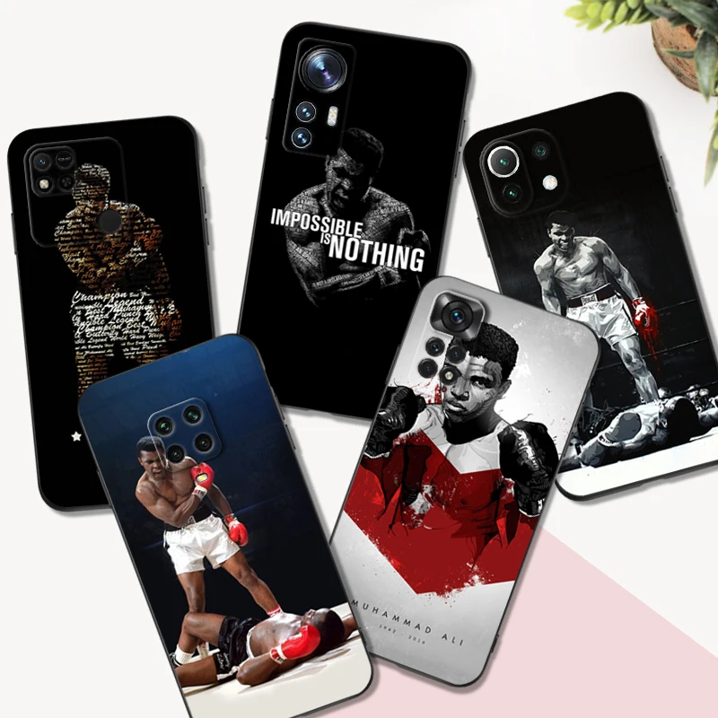 Custodia In Tpu Nero Per Xiaomi 13 Pro Lite Cover Per Telefono Muhammad Ali Boxing Champion