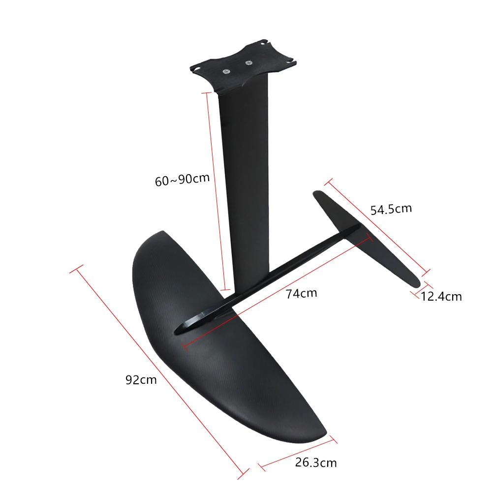 Carbon Hydrofoil Surf Set Wingfoil Sup Standup Paddleboard Kitewing Wing Foil Wingsurf Kitesurf Windsurf Wingboard