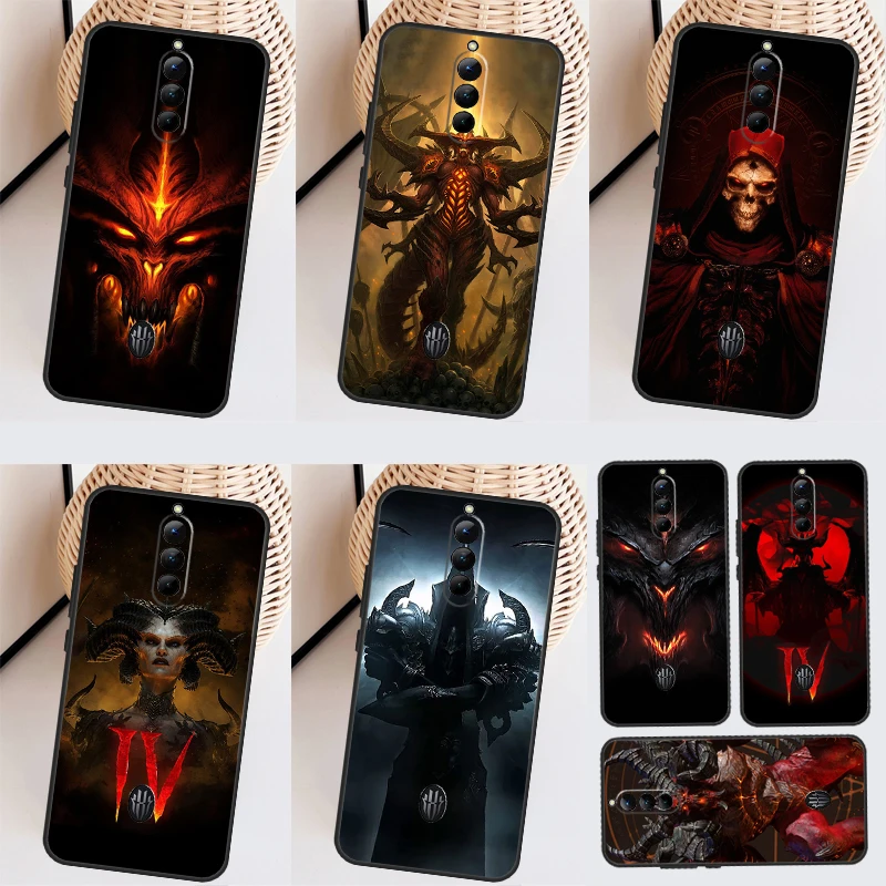 Custodia Per Telefono Game D-Diablo 3 Per Nubia Red Magic 8S Pro Plus 6 7 8 Pro 6S 7S Pro 5G 5S 6R Cover Posteriore Shell