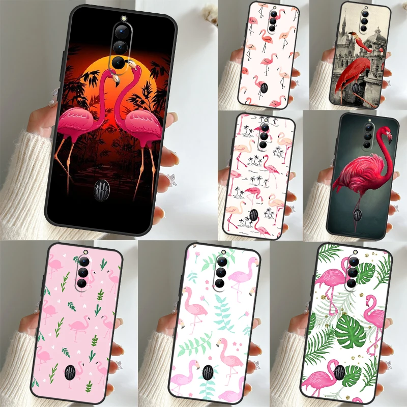Custodia Flamingo Bird Per Nubia Red Magic 8 Pro Plus Copertura Paraurti Per Zte Red Magic 5G 5S 6R 6S 7S 6 7 Pro