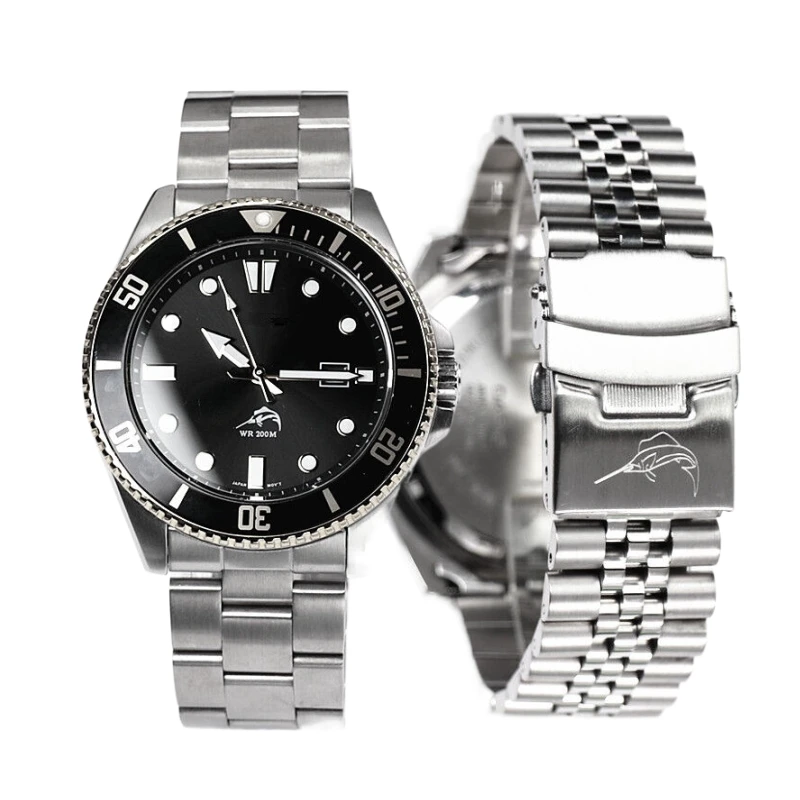 3 Stili 22Mm Cinturino In Metallo In Acciaio Subacqueo Per Casio Duro Mdv107-1A Mdv106-1A Marlin Watch Wristband Bracciale Parti Di Ricambio