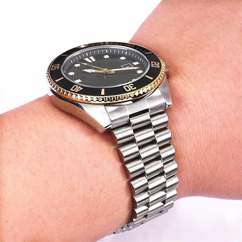 Cinturino In Acciaio Curvo Da 22Mm Per Casio Pesce Spada Mdv106 Mdv107 1A Duro Watch Dive Log Type Bracciale Cinturino Di Ricambio Pats