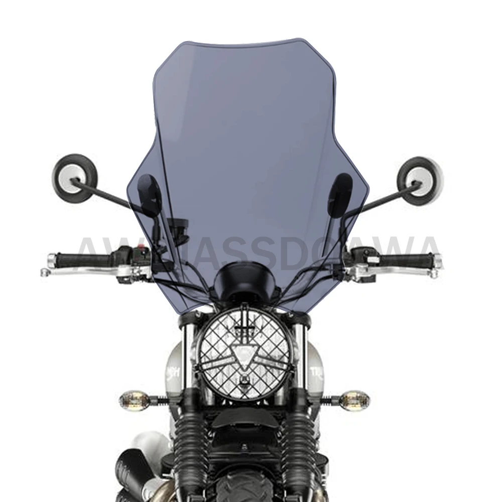 2022 Per Triumph 900 Street Scrambler Moto Parabrezza Regolabile Parabrezza Street Scrambler 900 2021