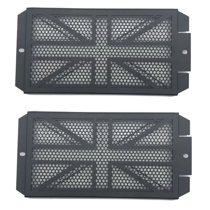 2X Motorcycle Radiator Guard Grille Cover Radiator Protection For Triumph Bonneville T100 T120 Bobber Street Scrambler