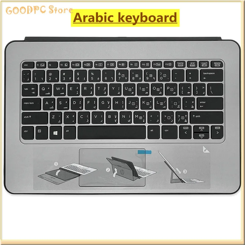 Guscio Per Laptop Per Hp Pro X2 612 G1 Base Per Tablet Da Viaggio Tastiera Per Tablet Notebook Per Tablet Pc Hp Notebook