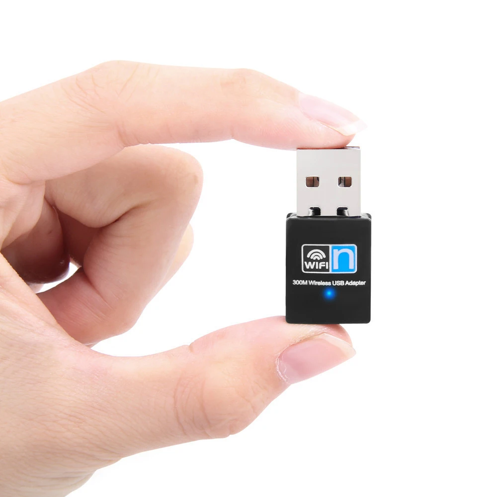 Mini Wireless Usb Wifi Adapter 802.11N 300Mbps Usb 2.0 Ricevitore Dongle Scheda Di Rete Per Desktop Laptop Windows Mac