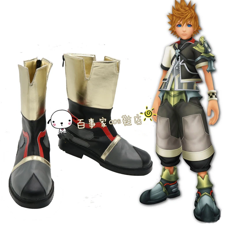 New Anime Kingdom Hearts Sora 2 Ventus Cosplay Shoes