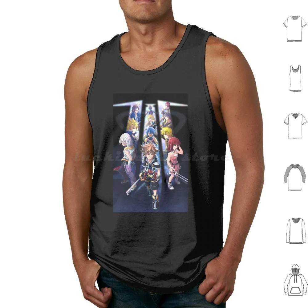 Kingdom Hearts Art Poster Canotte Gilet Senza Maniche Scatola Kingdom Hearts Kingdom Square Enix Ventus Videogiochi 2 8 3 Donald