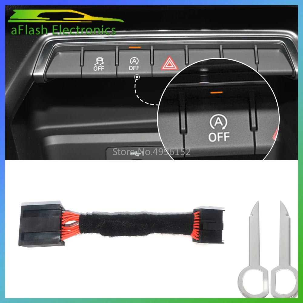 Per Audi A3 S3 Rs3 8Y 8V 8P 2008-2023 Car Auto Start & Stop Canceller Stop Start Engine Eliminator Device Plug Disabilita Il Cavo