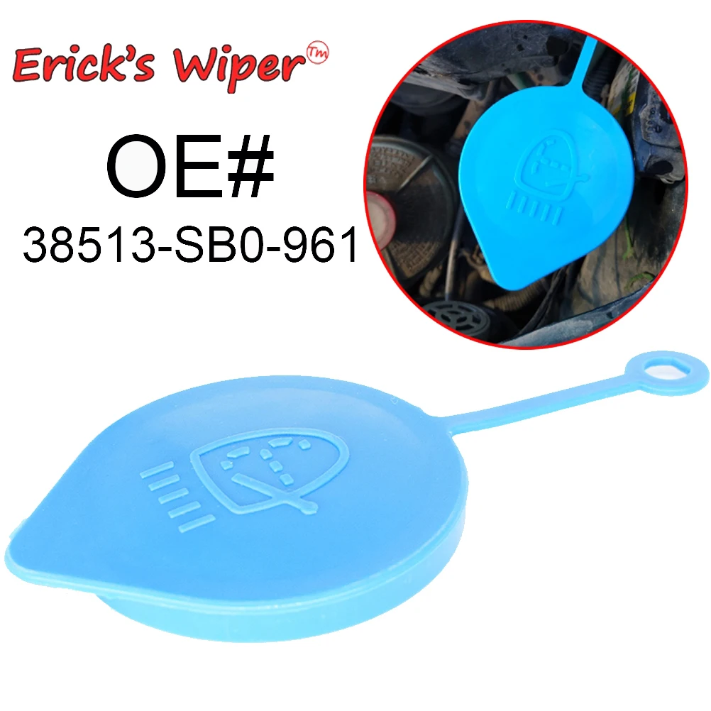 Erer'S Wiper Anteriore Tergicristallo Rondella Fluido Serbatoio Coperchio Della Bottiglia Coperchio Del Tappo Per Honda Accord Fit Prelude Cr-V Crx Ci