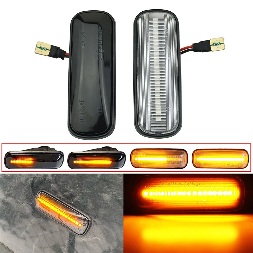 2Pcs Led Dynamic Side Marker Lights Indicatore Di Direzione Per Honda Civic Crv Ballade Domani Prelude Partner Ortho Hatchback