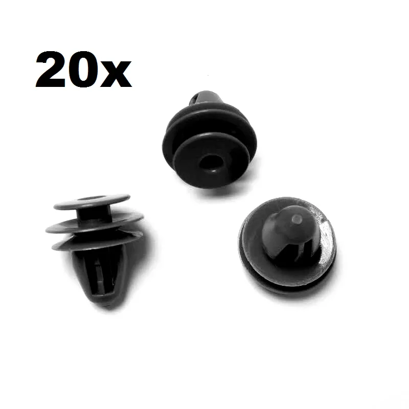 20X Per Honda Accord, Per Civic, Prelude, Odyssey E Del Sol Pinze Front & Rear Door Trim Pannello Di Fermo Per Acura Integra E Leggenda
