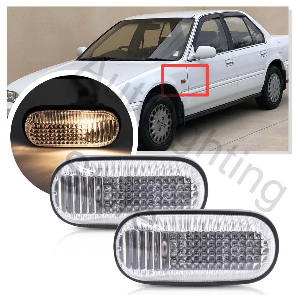2Pcs Oem Fender Side Marker Light Indicatore Di Direzione Per Honda Accord 1985 1986 1987 -2010 S2000 1999-2009 Crx Civic Prelude Fit