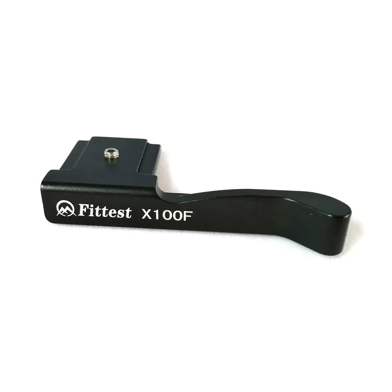 Il Più Mz-X100F Nuovo Metallo Alluminio Pollici Su Grip Hot Shoe Per Fujifilm Fuji X100F Fotocamera Compatta Camera Pollice Grip Idealfoto