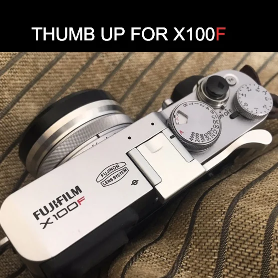 Colore Argento Alluminio Thumb Up Metal Thumb Rest Thumb Grip Per Fuji X100F Fujifilm X100F X100T Xe3 Hot Shoe Cover