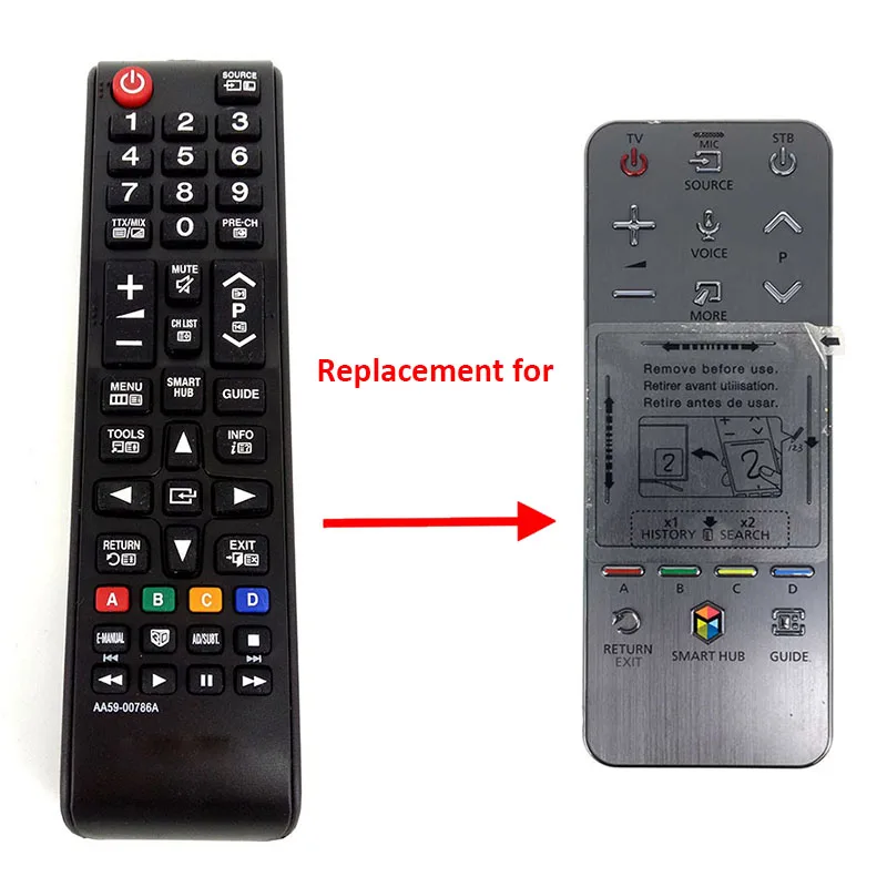 Aa59-00786A Telecomandato Per Samsung Smart 3D Qled Cristallo Wifi Led Lcd Ultra Hd Uhd Hdr Tv 4K 8K 22-88 Pollici Serie Aa59 Bn59