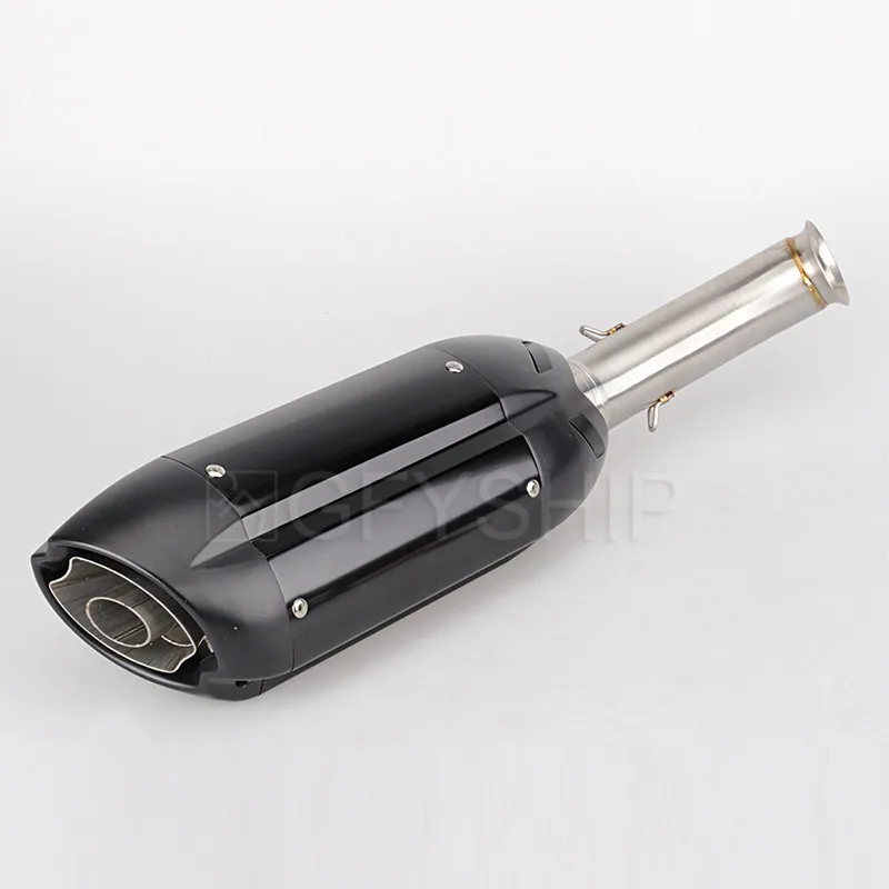Silenziatore Di Scarico Moto E Metà Di Collegamento Tubo Di Moto Di Fuga Per Mivv Per Ktm Duke 125 Duke 390 Rc 390 2017 2018 Slip-On Rc390 Rc125