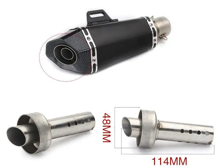 Silenziatore Di Scarico Moto Db Killer Silenziatore Fine Catalizzatore Db Killer Per Silenziatore Di Scarico Mivv