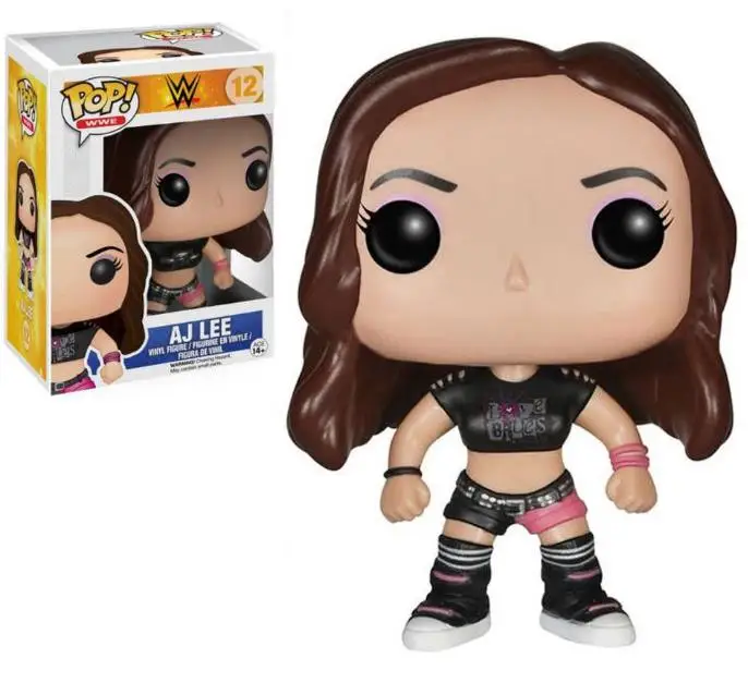 Funko Pop Articoli Sportivi Star Wwe Aj Jee 12 # Anime Collezione Di Action Figure In Vinile Modello Giocattoli Per Bambini Con Scatola Originale