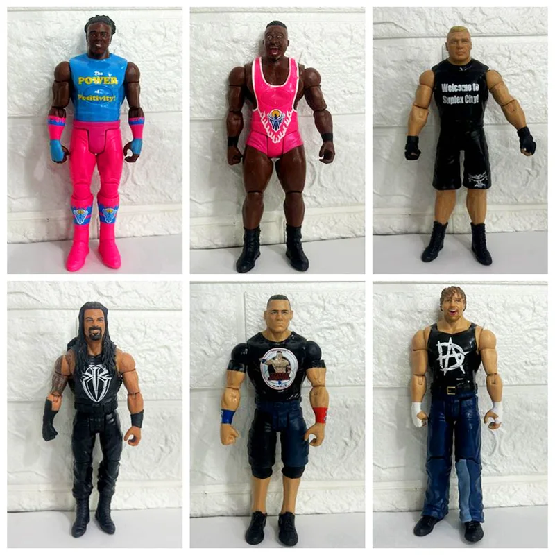 6 Pollici Big Wwe Challenge Arena Wrestling Gladiator Moving Figure Individuali Difetti Minori Action Figure Toys