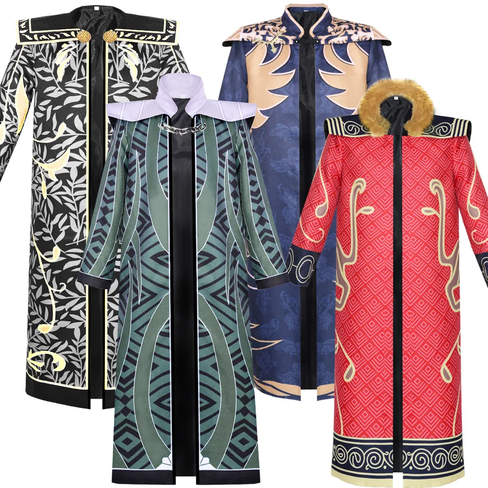 Hogwarts Legacy Cospla Eagle House Lion House Snake House Badger House Four House Standing Collar Mantello Mantello Abbigliamento Di Halloween