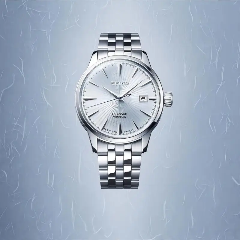 Seiko Presage Cocktail Blue Sunray Dial Orologio Automatico Da 40.5 Mm