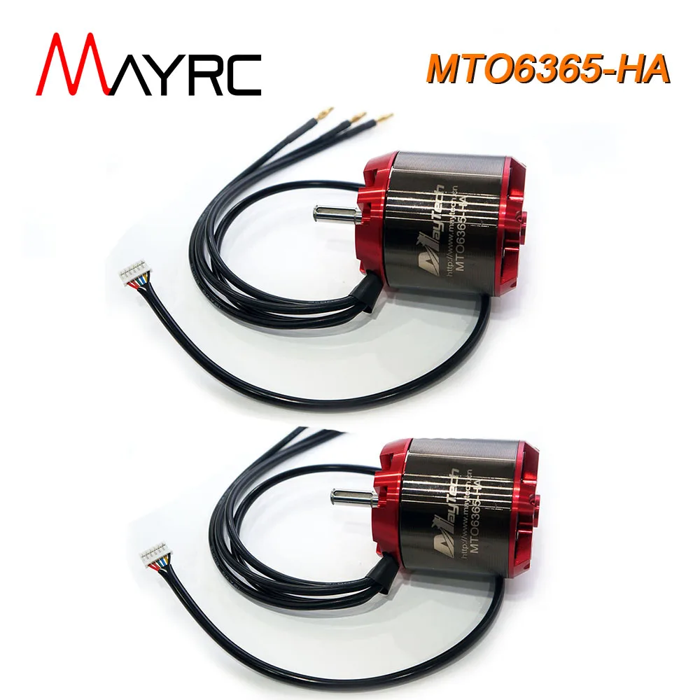 1/2 Pz Mayrc 6365 200Kv Sensore Hall Motore Brushless Temprato A Battaglia Per Rc Elettrico All Terrain Offroad Skateboard Battlebot