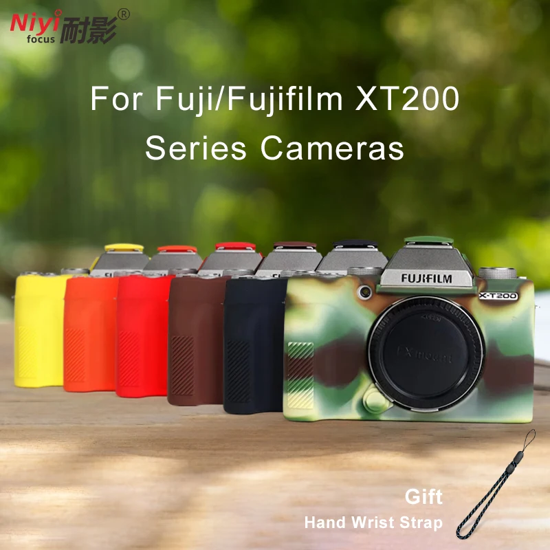 Per Fujifilm X-T200 Fuji Xt200 Custodia Morbida In Silicone Per Armatura Custodia Per Fotocamera Fujifilm Xt200 Fuji X-T200 Custodia Protettiva In Gom