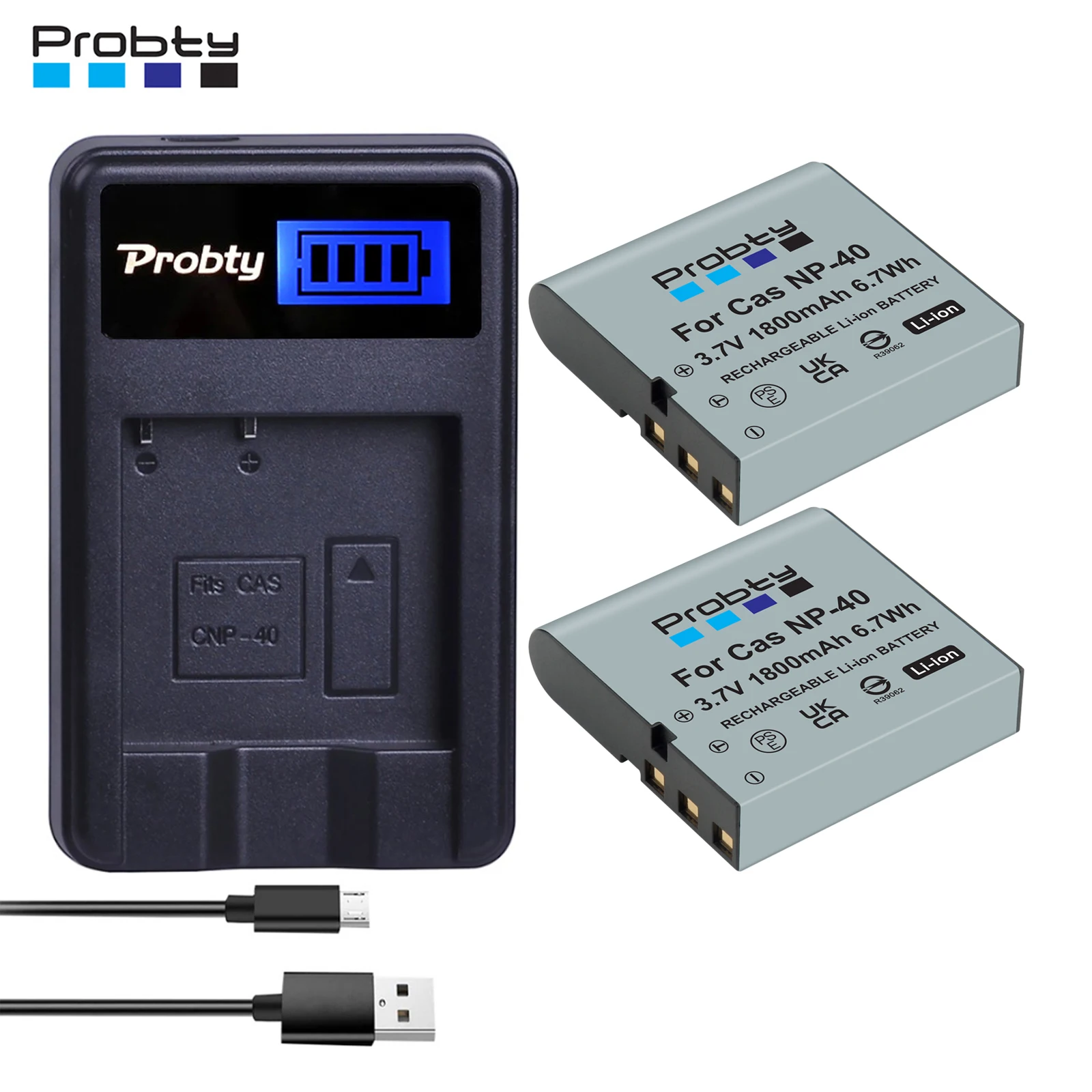 Np-40 Np40 Lb-060 Batteria + Caricabatterie Lcd Per Casio Exilim Ex-Z600 Ex-Z750 Z1000 Z1050 Z1080 Fc100 Per Kodak Az421 Az362 Az361