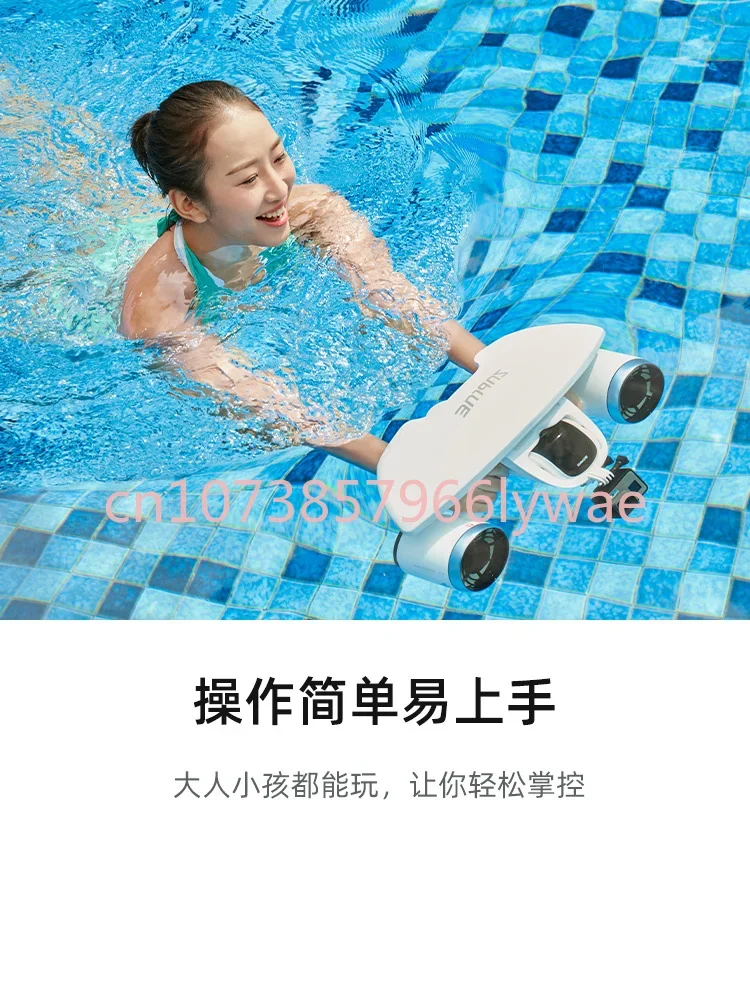 650W Scooter Elettrico Da Mare Attrezzatura Per Sport Acquatici Seabob Scooter Subacqueo Dual Motor Diving Board Per Snorkel Piscina
