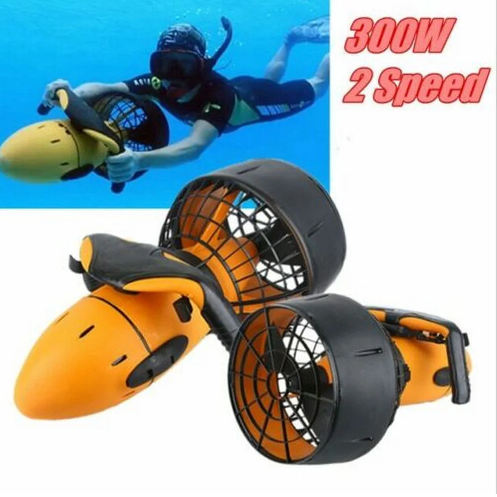 300W Scooter Elettrico Subacqueo Water Sea Dual Speed Elica Diving Scuba Scooter Sport Acquatici Nuoto All'Aperto