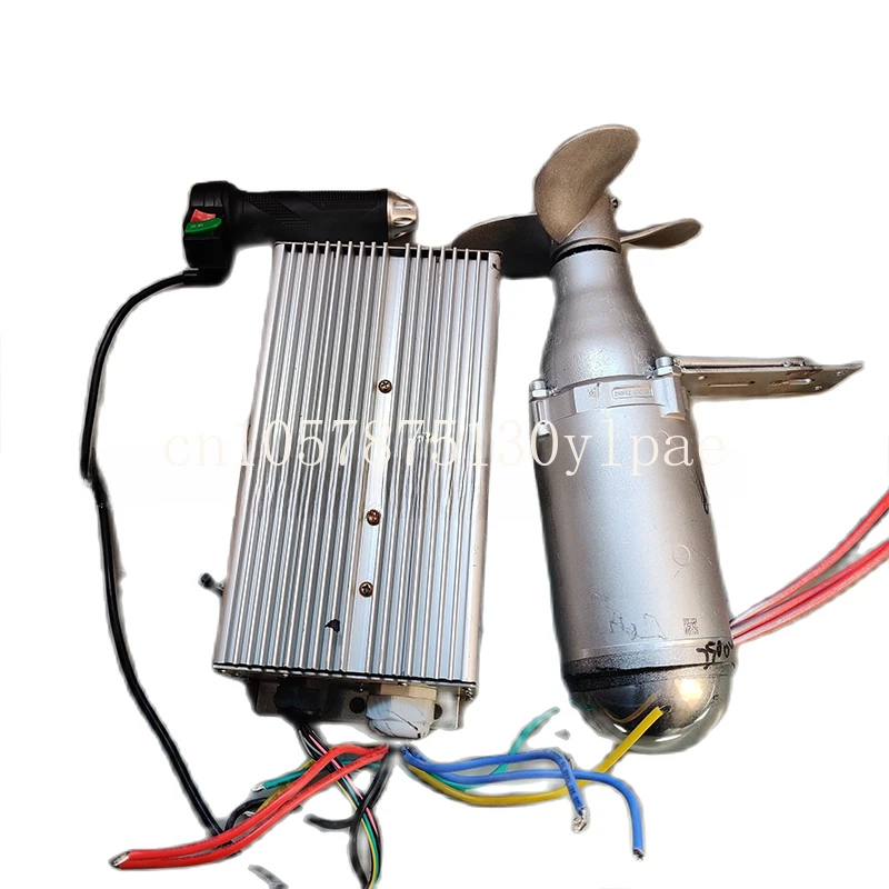 Motore Fish Boat Brushless Sea Scooter Motor 12V 24V 36V 48V 2500W Brushless Underwater Elica + Controller Elica Elettrica