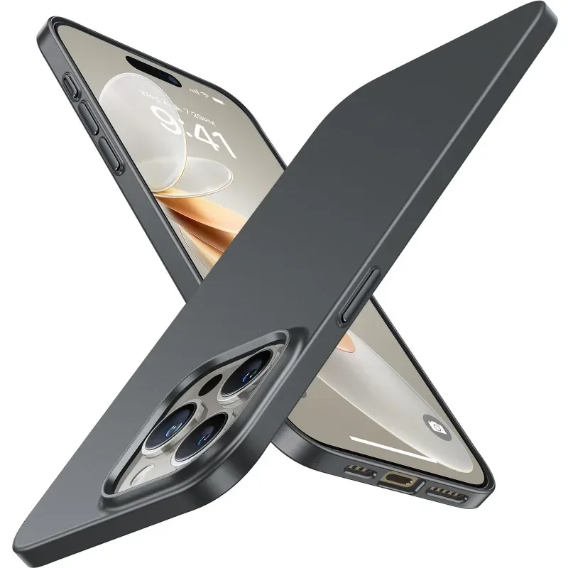 Torras Custodia Ultra Slim Fit Per Iphone 14 Custodia Promax Modello Ultra Slim Titanium Grey 15 Custodia Promax Nero 13 Custodie Promax