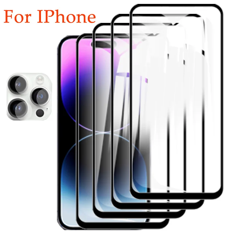 Iphone 14 Pro Max, Vetro Temperato Per Iphone 14 Pro Pellicola Iphone 13 13Promax Pellicola 14 Plus Screen Protector Iphone 12 Antipolvere 14Promax An