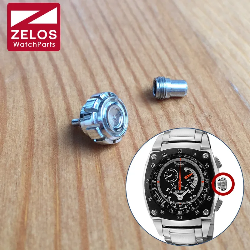Corona Impermeabile In Acciaio Per Orologio Meccanico Automatico Seiko Sportura 48*60Mm