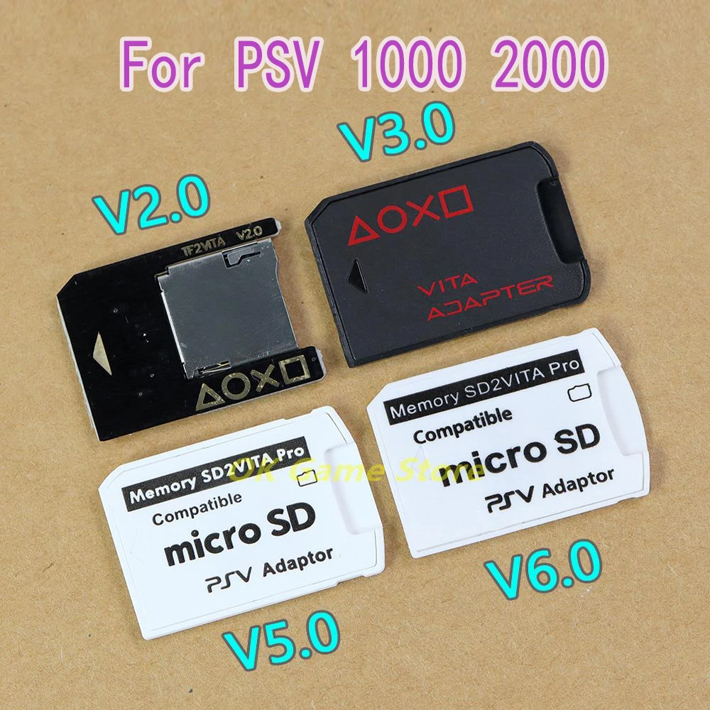 1Pc Slot Per Scheda Di Memoria Micro Sd Per Adattatore Sd2Vita Pro V2 V3 V5 V6 Convertitore Lettore Per Ps Vita Psv 1000 2000 Per Psv1000 2000